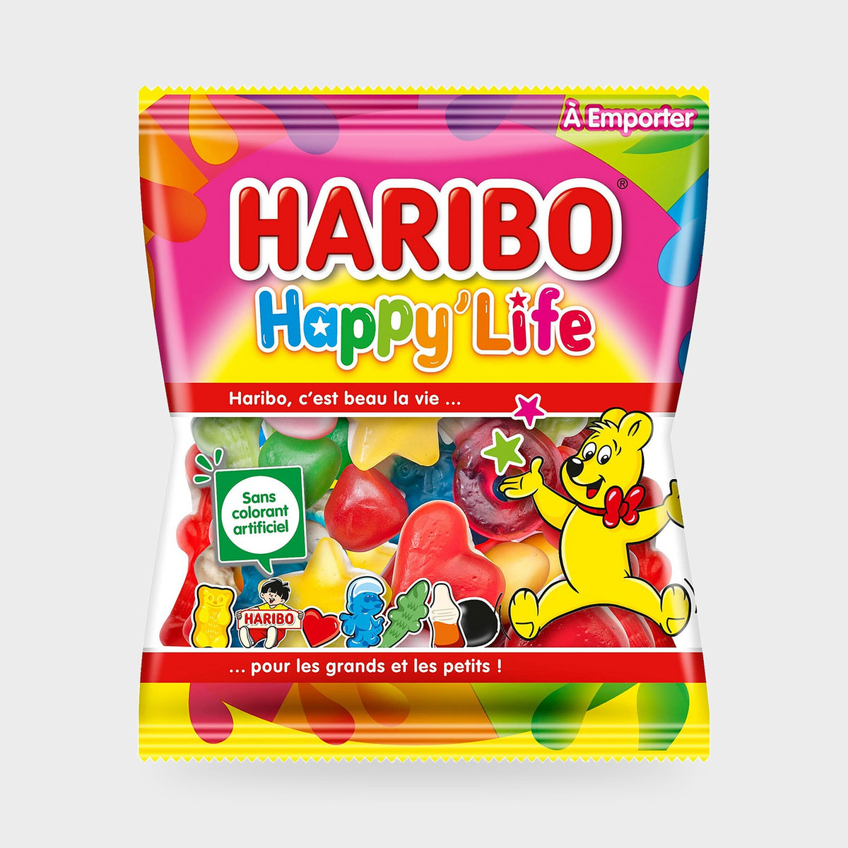 Bonbons Happy Life Haribo – carton de 30 × 120 g