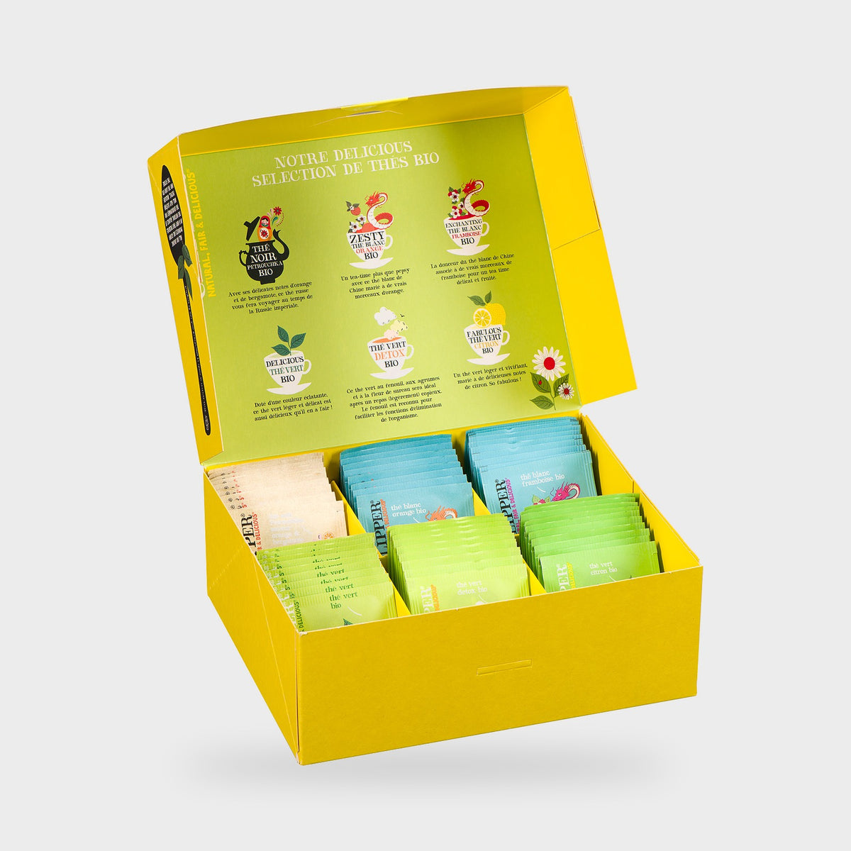 Coffret thés Clipper bio 60 sachets