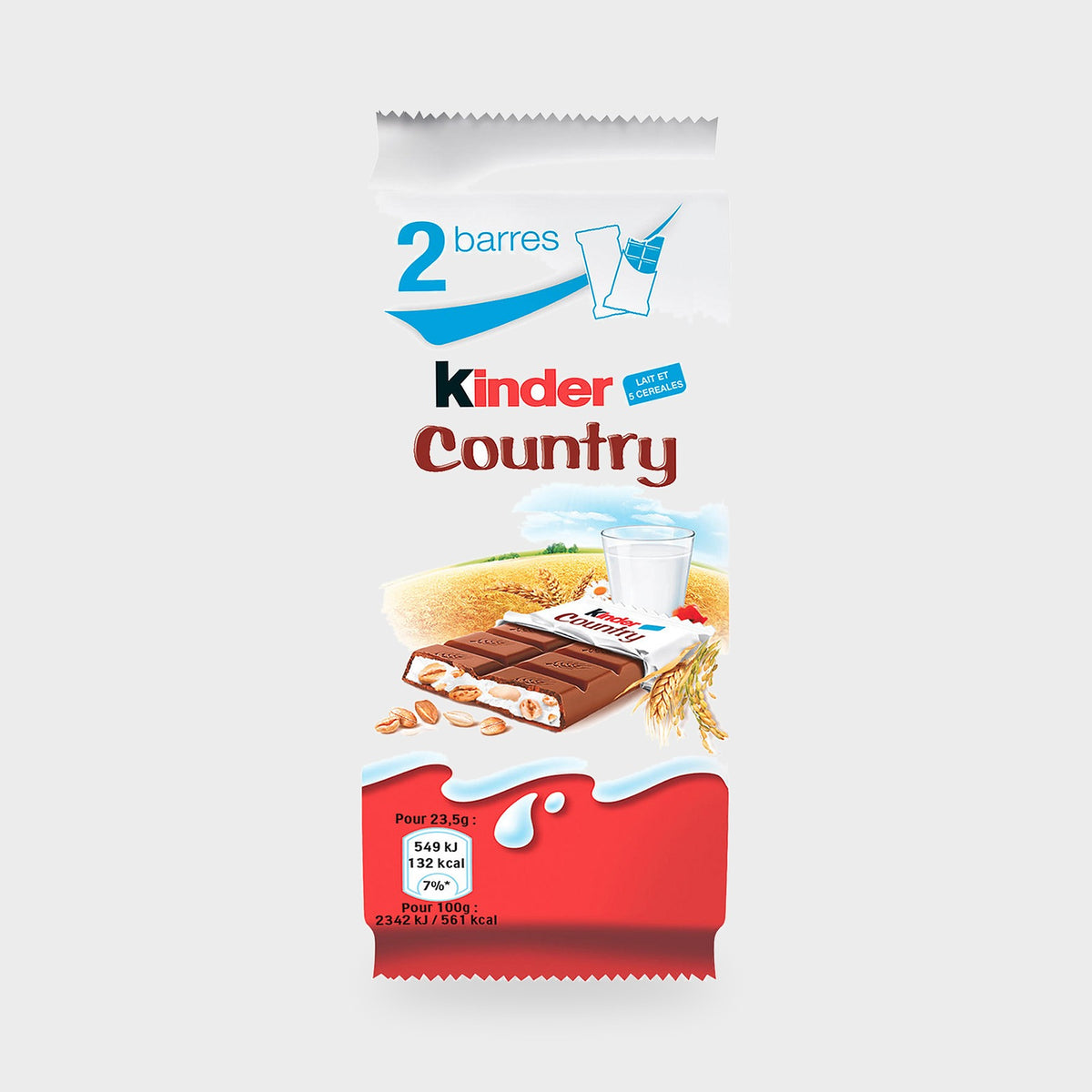 Kinder Country – carton de 24 × 47 g