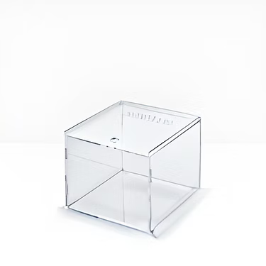 Boite transparente capsule