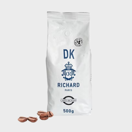 Café en grains décaféiné Cafés Richard 500 g Arabica Robusta torréfaction française