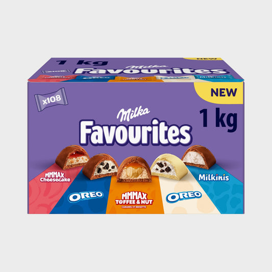 Assortiment chocolats Milka Favorites 108 pièces