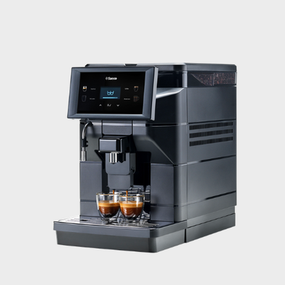Saeco Aurora B1 vue de côté avec réservoir d'eau 2,5L