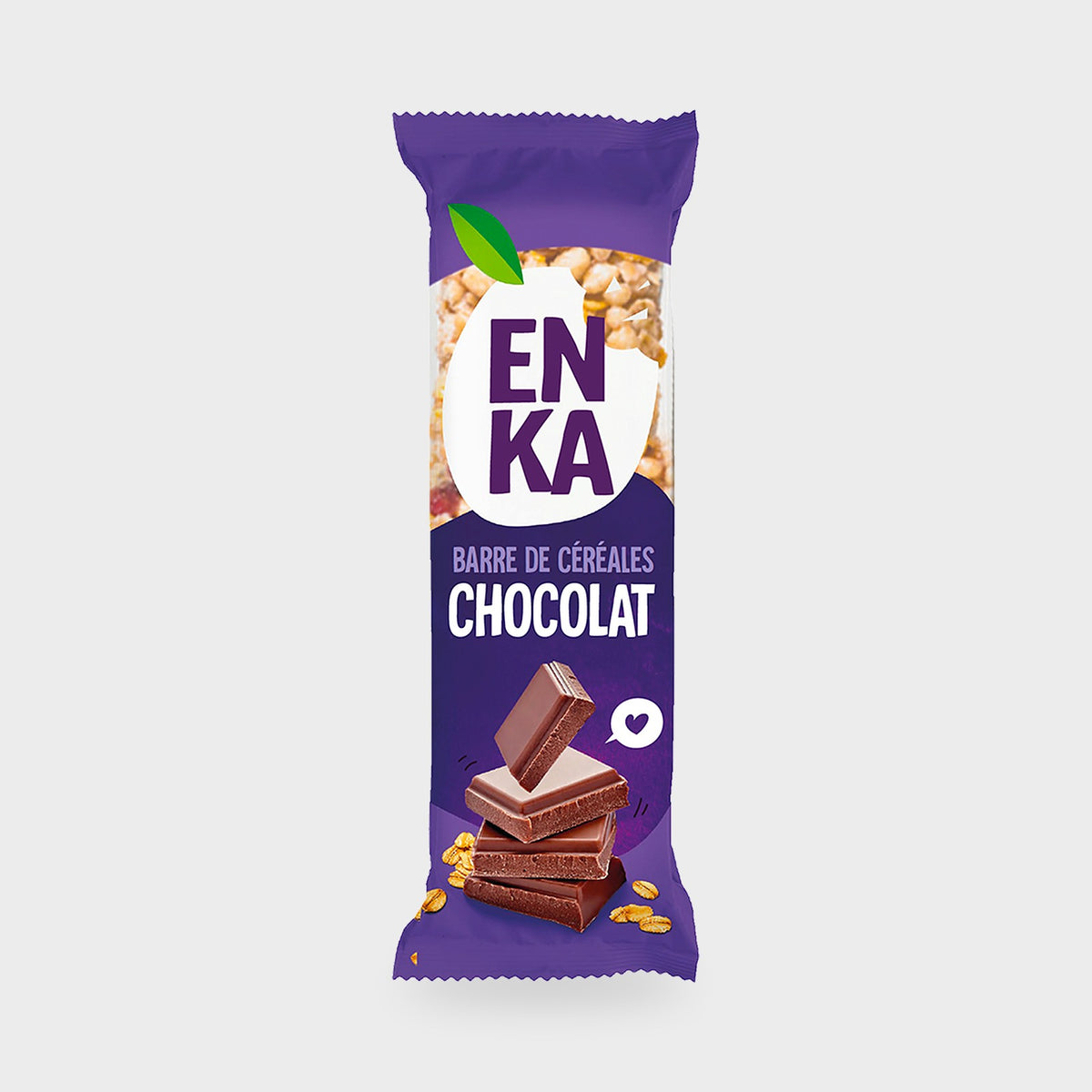 Barre de céréales chocolat Enka – carton de 20 × 45 g