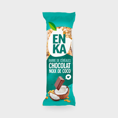 Barre de céréales coco chocolat Enka – carton de 20 × 50 g
