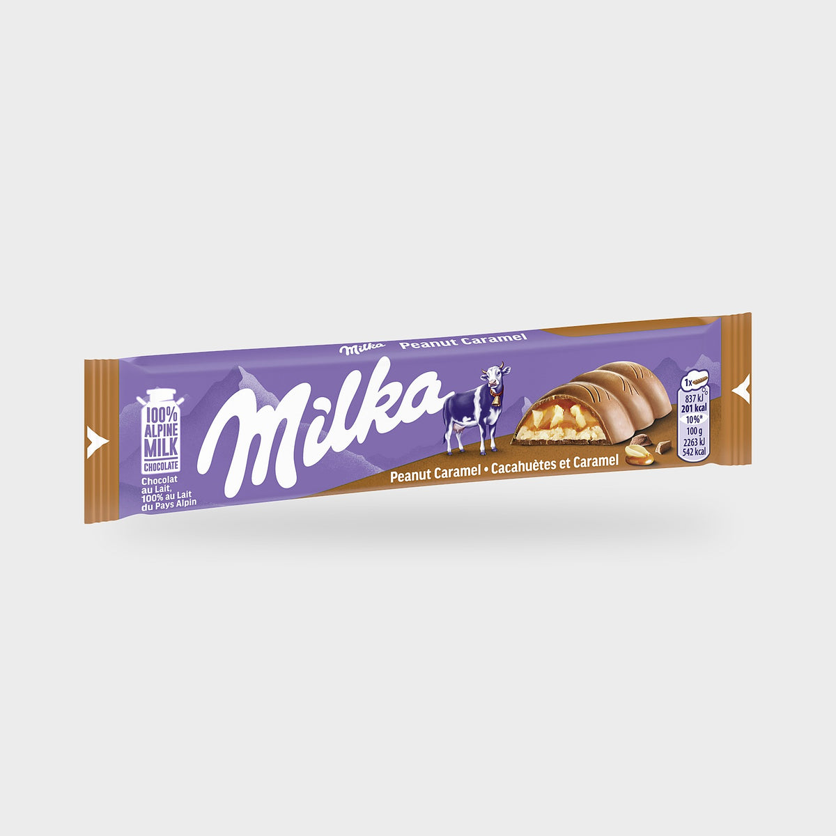 Barre Milka Peanut Caramel – carton de 36 × 37 g