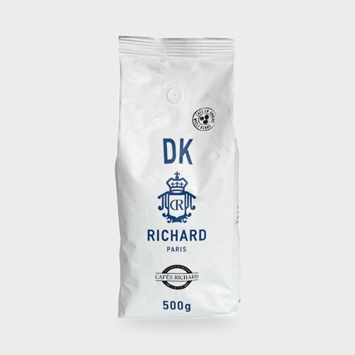 Café en grains décaféiné Cafés Richard 500 g Arabica Robusta torréfaction française