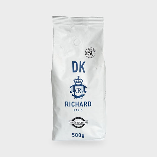 Café en grains décaféiné Cafés Richard 500 g Arabica Robusta torréfaction française