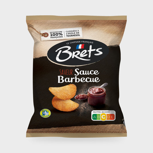 Chips sauce barbecue Bret's – carton de 32 × 25 g