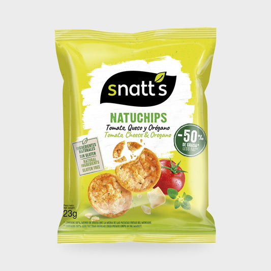 Chips tomate fromage origan Snatt's – carton de 45 × 23 g