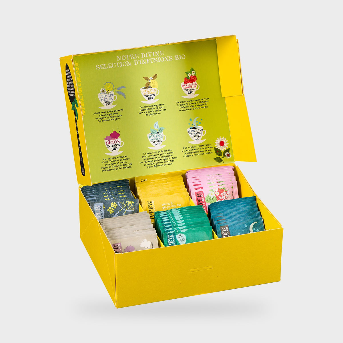 Coffret infusions Clipper bio 60 sachets