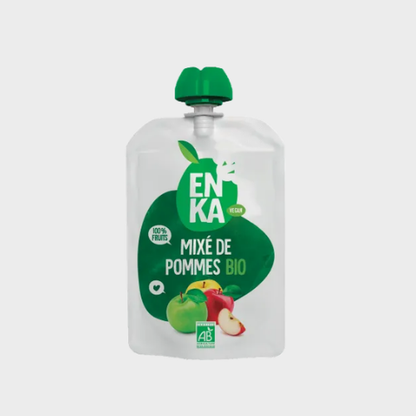 Mixé de pommes bio Enka – carton de 20 × 90 g