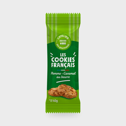 Cookie pomme caramel L'Atelier des Gourmands – carton de 80 × 40 g