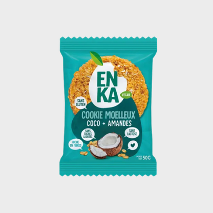 Cookie coco amandes Enka – carton de 26 × 50 g