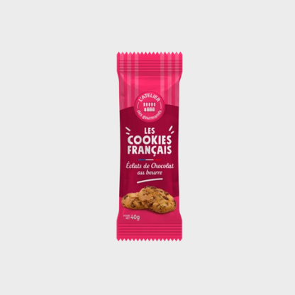 Cookies éclat de chocolat L'Atelier des Gourmands – carton de 80 × 40 g
