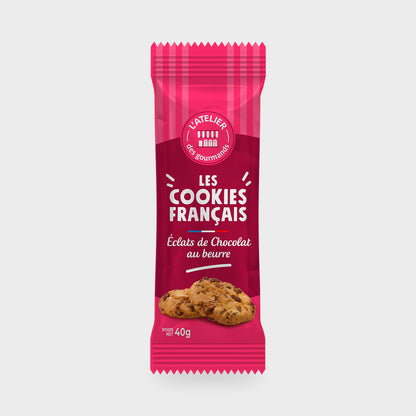 Cookies éclat de chocolat L'Atelier des Gourmands – carton de 80 × 40 g