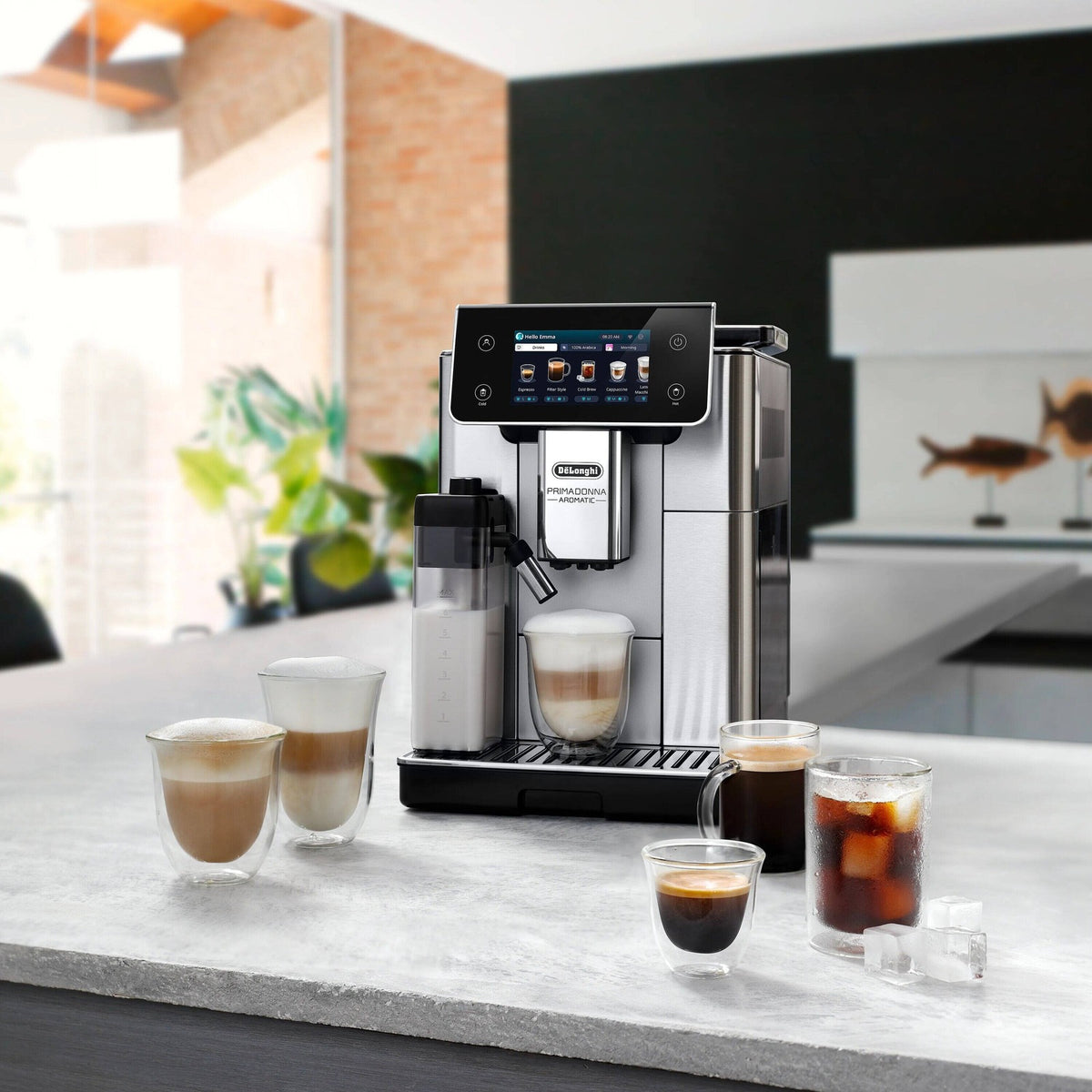 De'Longhi PrimaDonna Aromatic en cuisine, boissons chaudes et froides