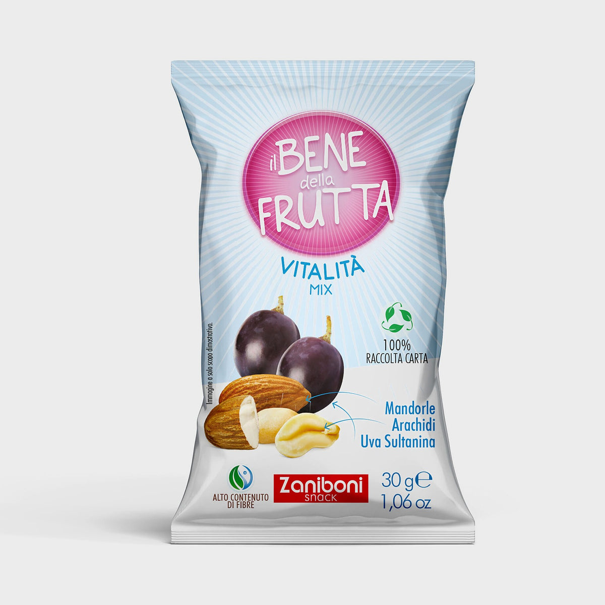 Fruits secs Vitalité Bene Frutta – carton de 24 × 30 g