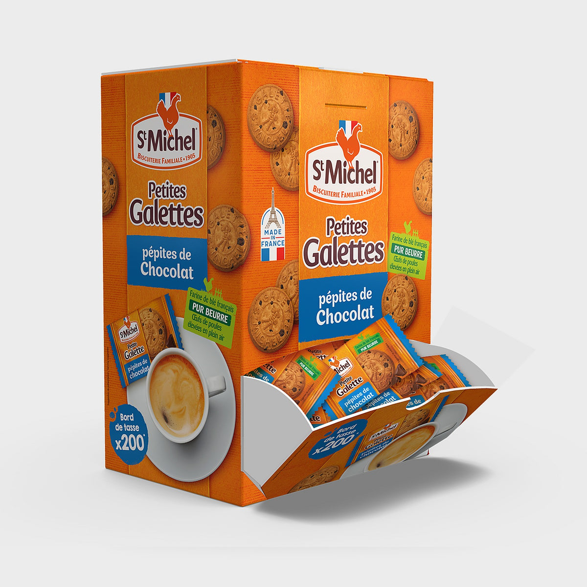Galettes pépites de chocolat St Michel 200 pièces