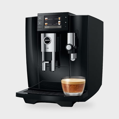 Machine à café Jura E10 Diamond Black vue de face