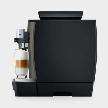 Jura W8 Dark Inox vue de profil