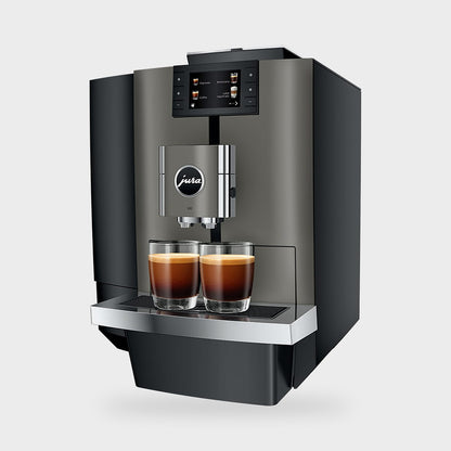 Machine à café Jura X10 Dark Inox professionnelle Cold Brew 100 tasses/jour