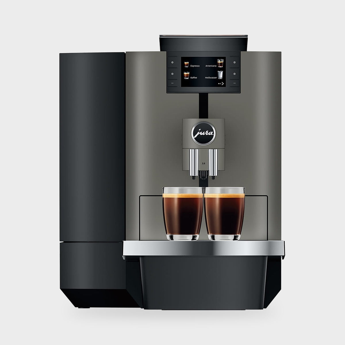 Jura X4 Dark Inox vue de face