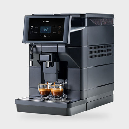 Saeco Aurora B1 vue de côté avec réservoir d'eau 2,5L