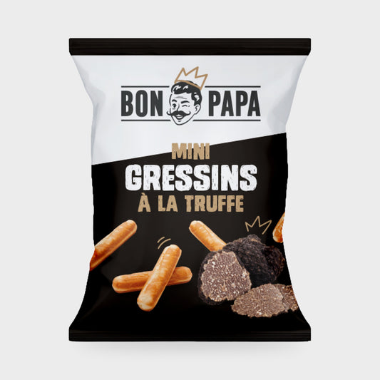 Mini gressins à la truffe Bon Papa – carton de 70 × 30 g