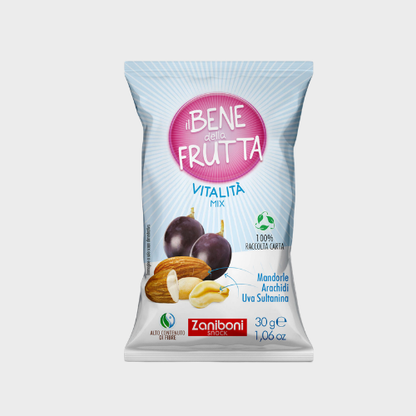 Fruits secs Vitalité Bene Frutta – carton de 24 × 30 g