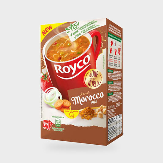 Boîte de 20 sachets de soupe Royco Minute Soup Morocco Style