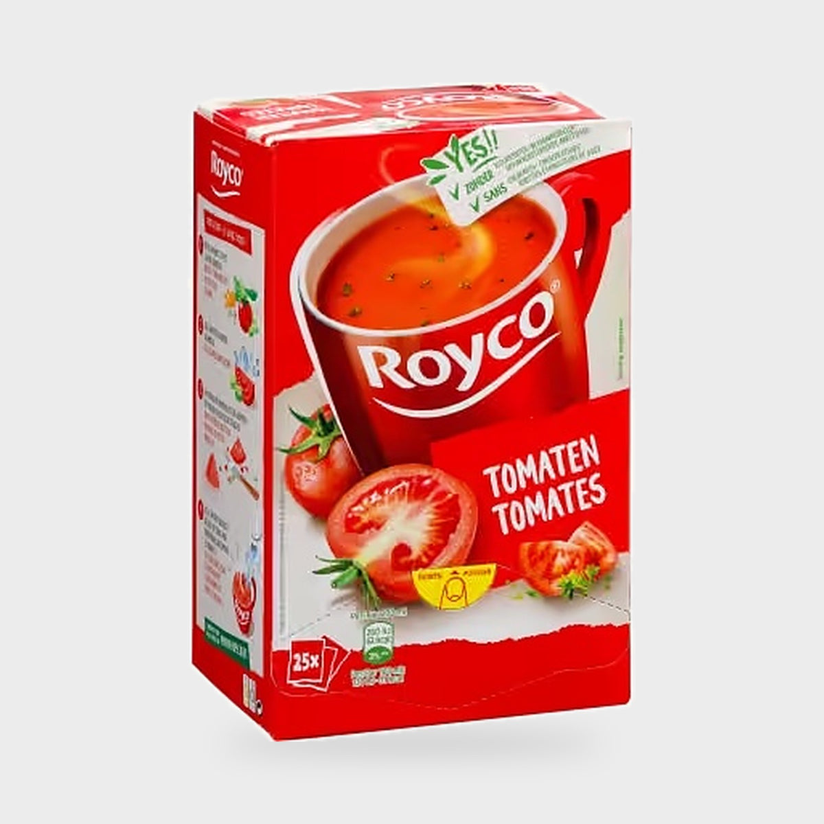 Boîte de 25 sachets de soupe Royco Minute Soup tomates