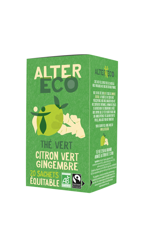 Thé vert Citron Gingembre - ALTER ECO