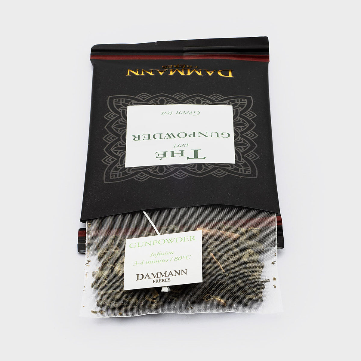Thé vert Gunpowder Dammann Frères 250 sachets Cristal® – vue 2