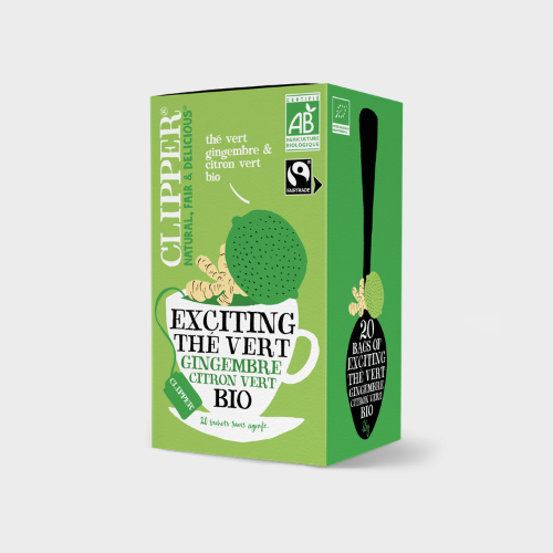 Thé vert citron gingembre Clipper