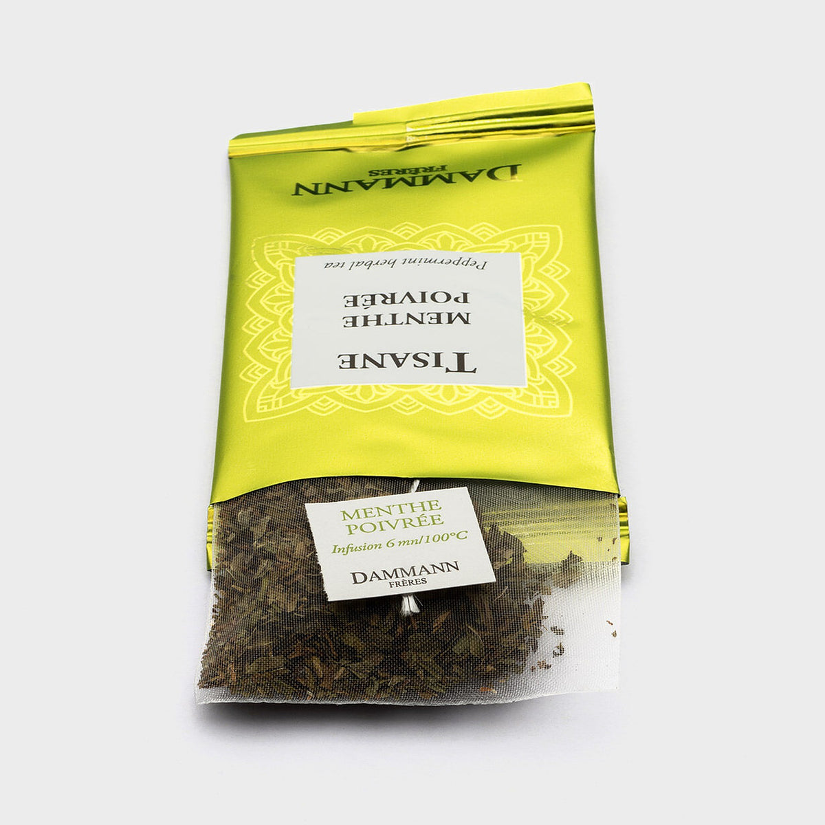 Tisane menthe poivrée Dammann Frères 250 sachets Cristal® – vue 2