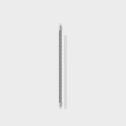 Tuyau lait inox Jura 23 cm